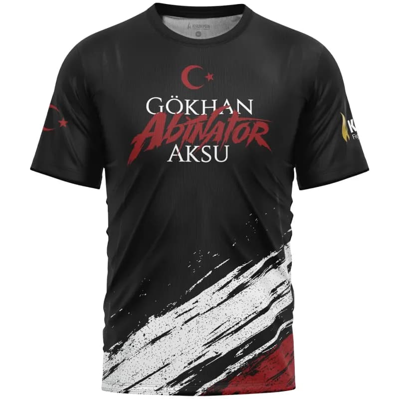 KHUN PON x Gökhan, Team Abinator T-Shirt in Schwarz